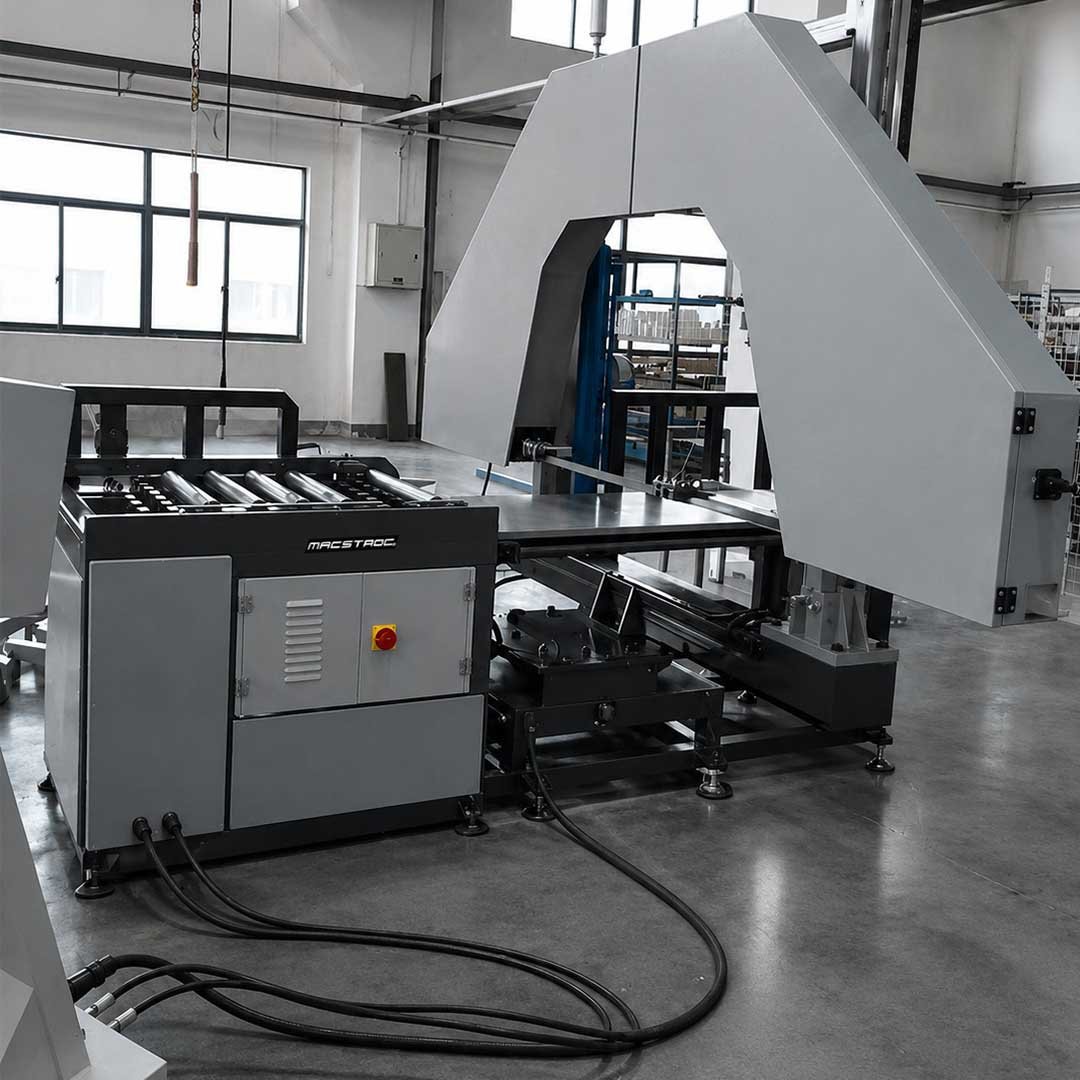 HDPE PIPE ANGLE CUTTING BAND SAWS, MACSLICE630